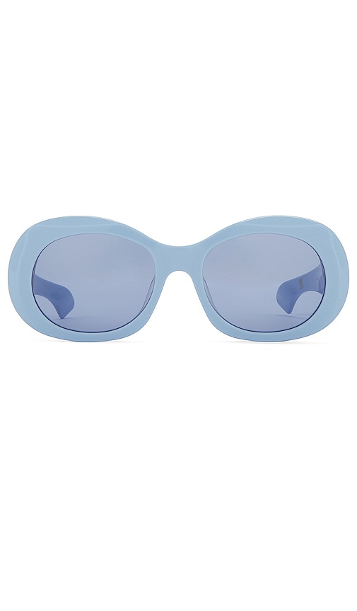 Karen Walker Parlour In Powder Blue & Indigo Mono