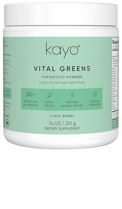 Kayo Body Care Vital Greens Superfood Powder Drink Mix