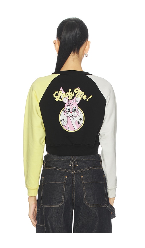  Kenzo Bauchfreies Sweatshirt Lucky Me In Black. Größe S. Also In Xs, M, L. 