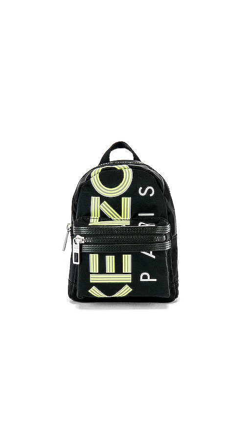 black mini rucksack