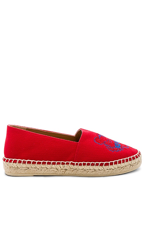 Kenzo Classic Espadrilles in Medium Red 