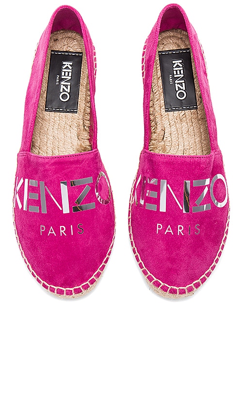 kenzo suede espadrilles