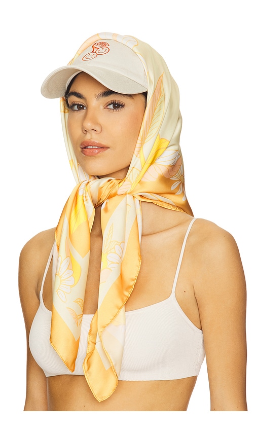 Lack of Color Scarf in Retro Floral