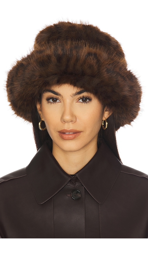 Lack Of Color Snuggle Bucket Hat In Brown