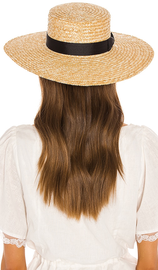 Shop Lack Of Color The Spencer Wide Brimmed Boater In Natural Woven Straw