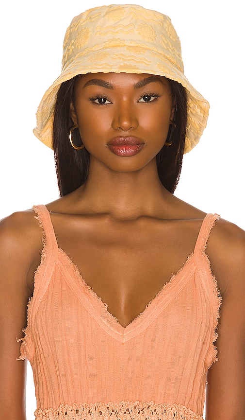 Lack of Color Summer of Sun Wave Bucket in Yellow