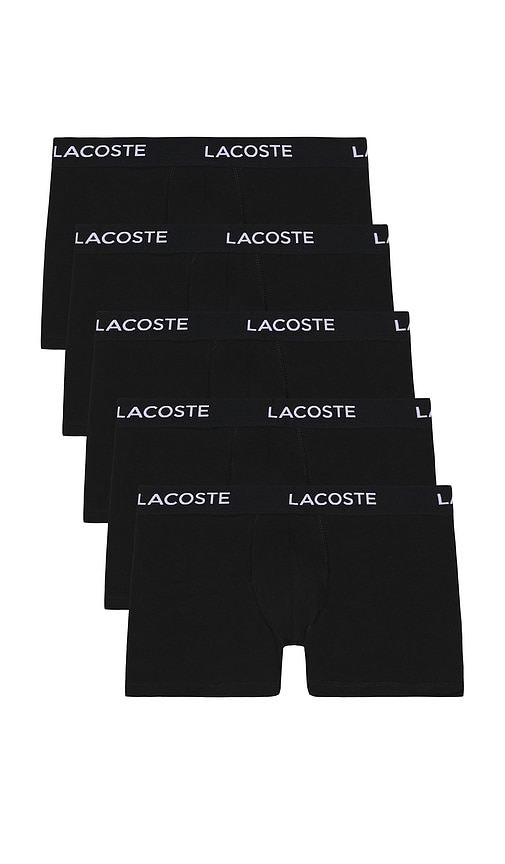 5-pack Stretch Cotton Trunks in Black. - size XL/1X (also in M)