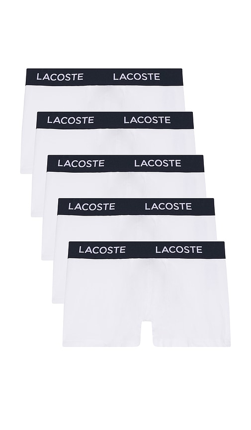5-pack Stretch Cotton Trunks in White. - size XL/1X (also in L, M, S)