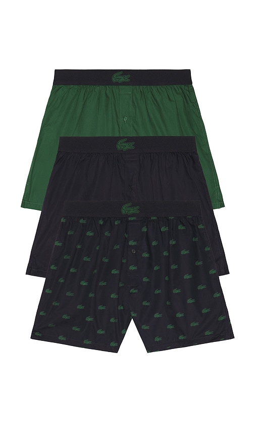 Lacoste 3-pack Cotton Weave Boxers
