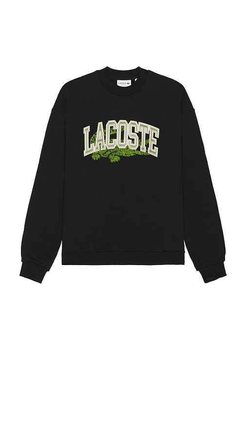 LACOSTE LOOSE FIT CREW NECK SWEATSHIRT 