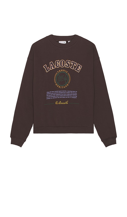 Lacoste Long Sleeve Loose Fit Sweatshirt