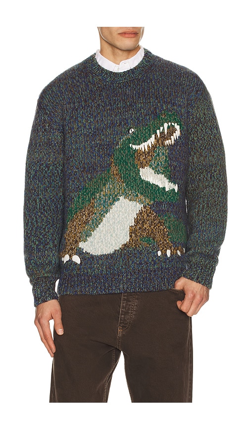 Lacoste Classic Fit Intarsia Knit Sweater