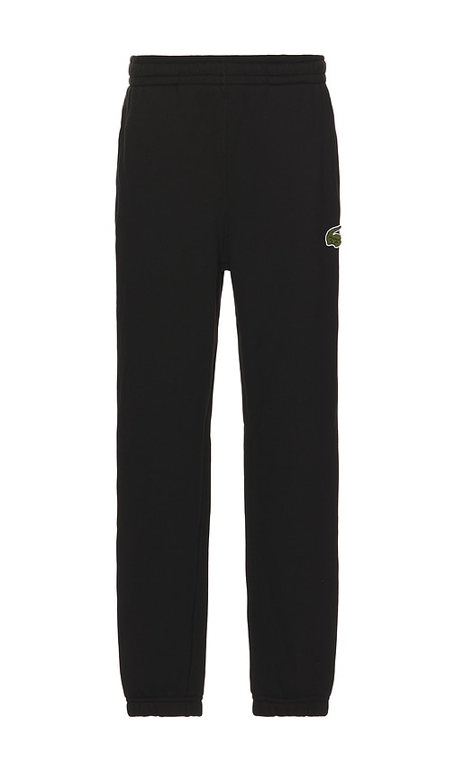 Shop Lacoste Relaxed Fit Sweatpant In Black