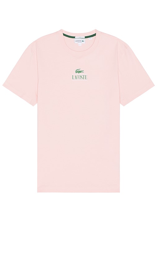 Lacoste Regular Fit Tee In Nymphea