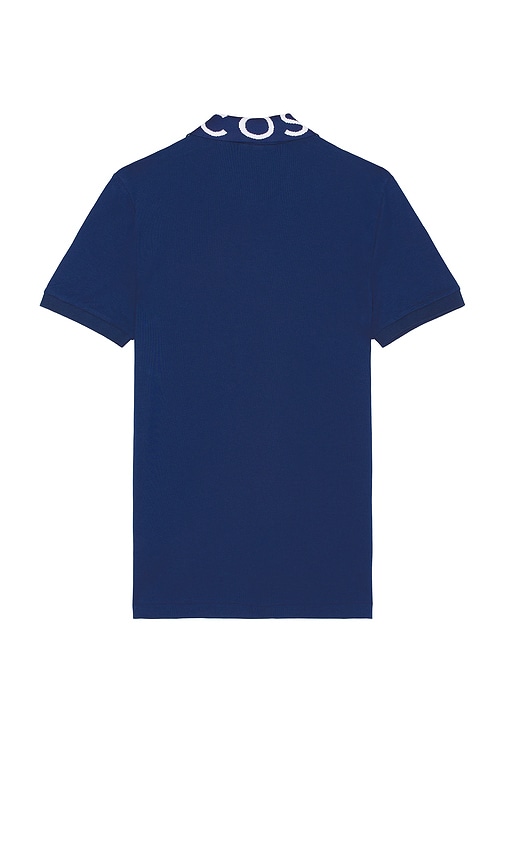 Shop Lacoste Slim Fit Semi Fancy Polo In Blue