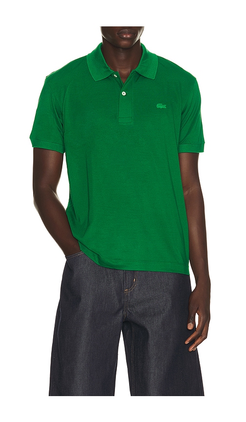 Lacoste Runway Classic Fit Silk Pique Polo Shirt en Green Taille M Also en S 276 €
