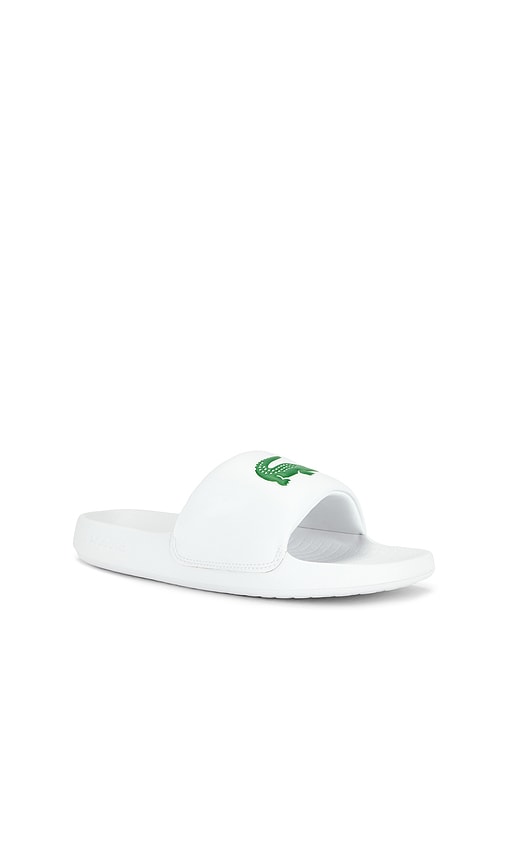  Lacoste Serve Slide In White. Size 8. Also In 9, 12. 