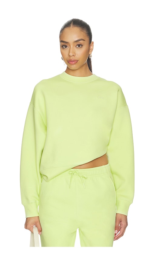 Lacoste Double Face Sweater In Green