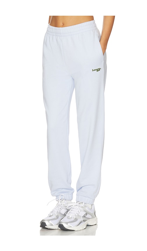  Lacoste Gerade Geschnittene Molleton-jogginghose In Baby Blue. Größe 32. Also In 34, 36, 38, 40. 