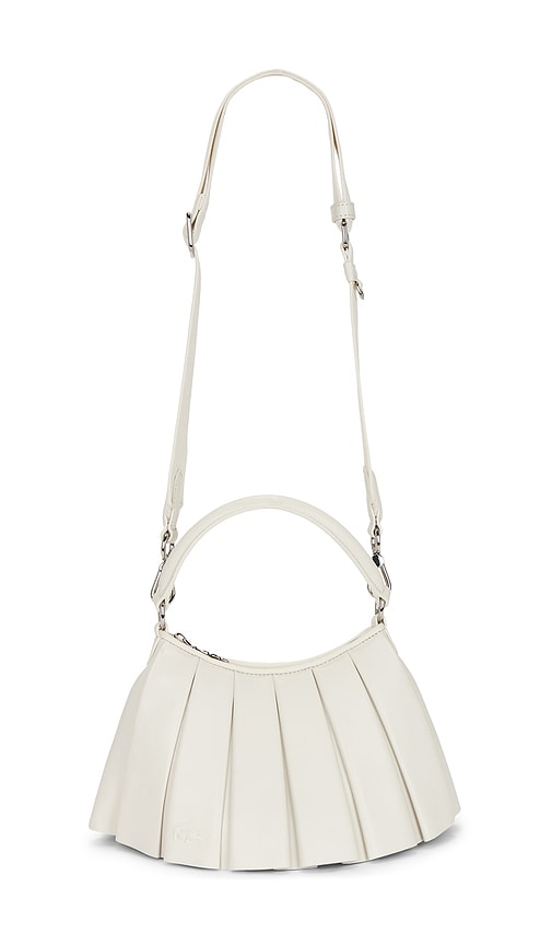 Lacoste Lenglen Leather Bag In White