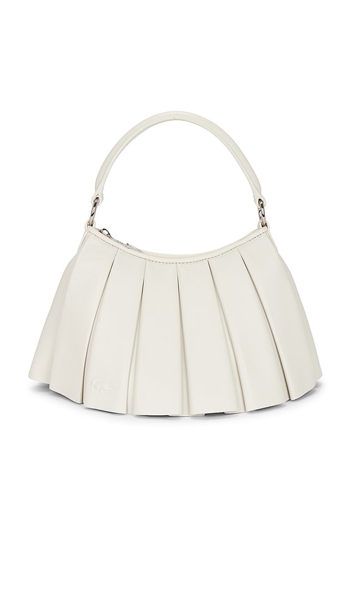 Lacoste Lenglen Leather Bag In White