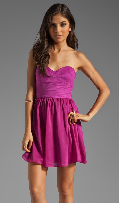 Games Chiffon Strapless Dress