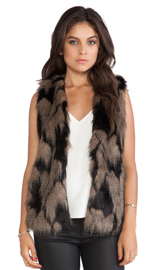 Longline Faux Fur Vest