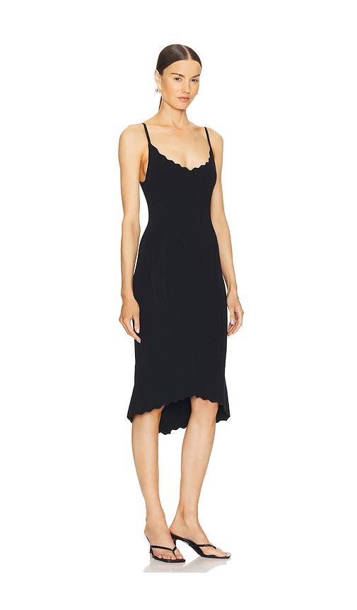 Shop L Agence Asa Knit Dress In Black