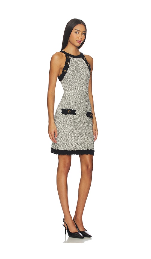 L'agence Alanna Knit Shift Dress In Multi