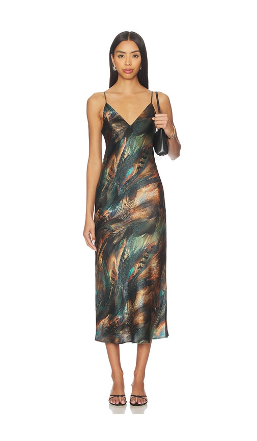 L'AGENCE Seridie Midi Slip Dress