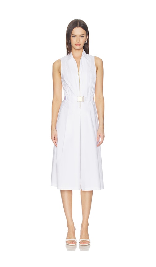 L'AGENCE Kylo Belted Shirt Dress
