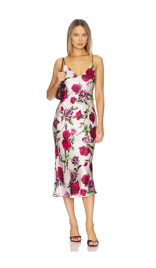 L'AGENCE Seridie Mid Length Slip Dress