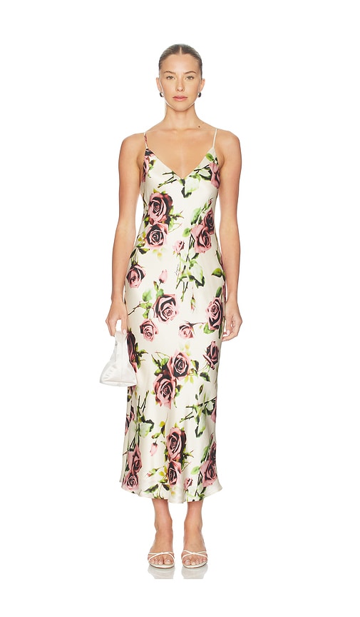 L'AGENCE Seridie Midi Slip Dress