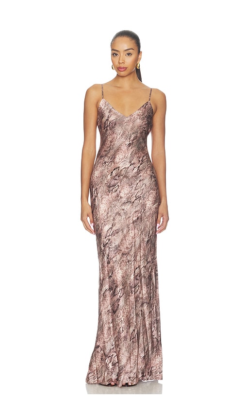 light pink metallic dress Prom Dress Style #28449