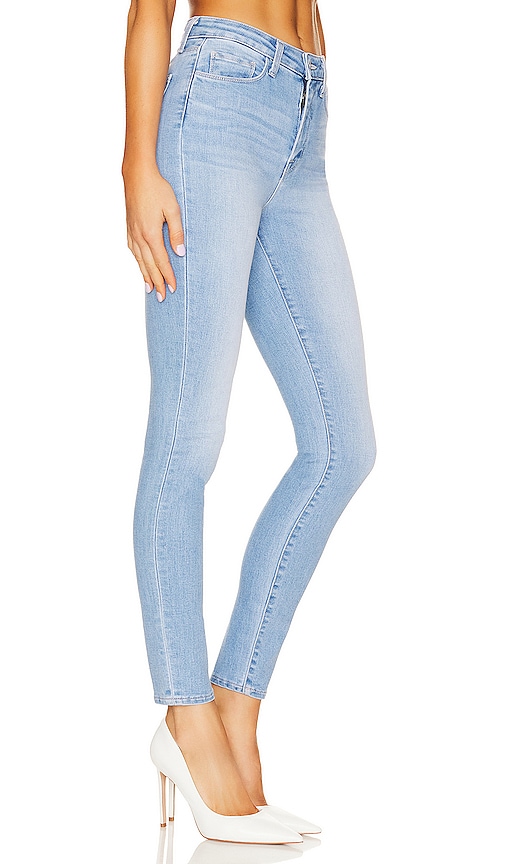Shop L Agence Monique Ultra High Rise Skinny Jean In Blue