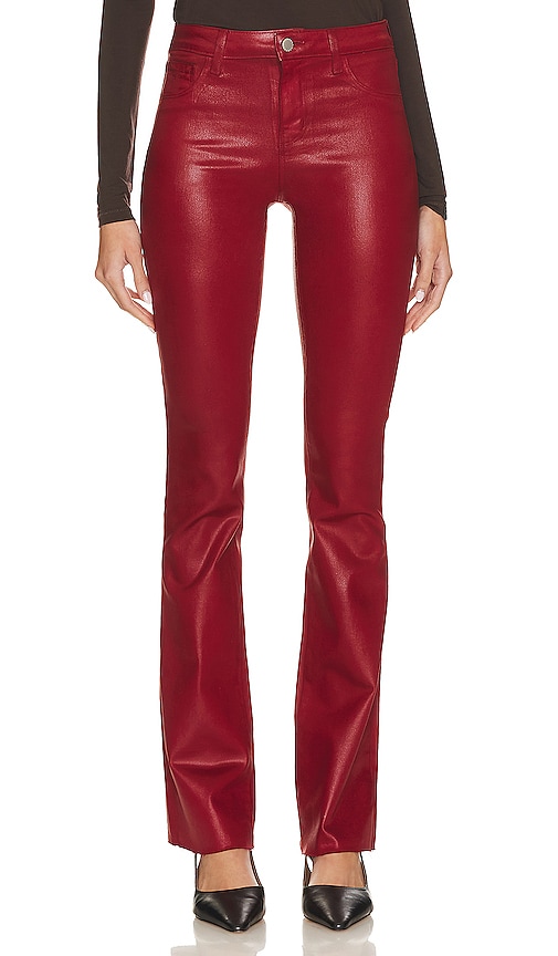Shop L Agence Ruth High Rise Straight In Red