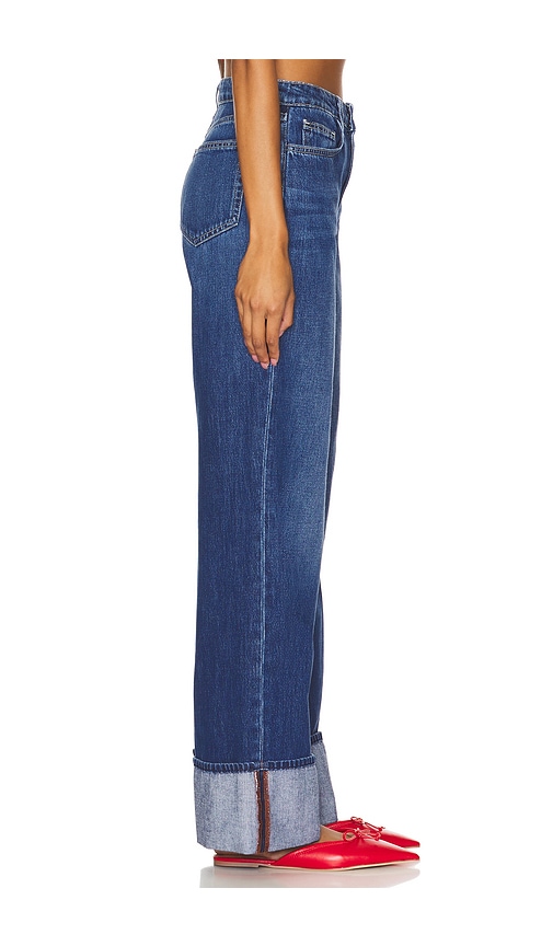  L'agence Jeans Mit Saumaufschlag Miley In Denim-medium. Größe 30. Also In 32. 