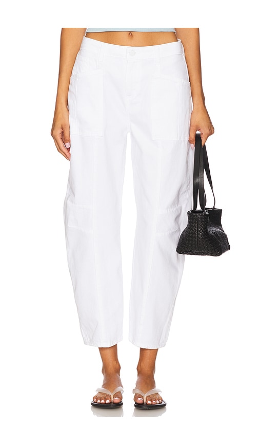 Cody Rodeo Crop in White. - size 30 (also in 24, 25, 26, 27, 28, 29)