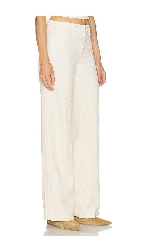 L'agence Scottie High Rise Wide Leg In White
