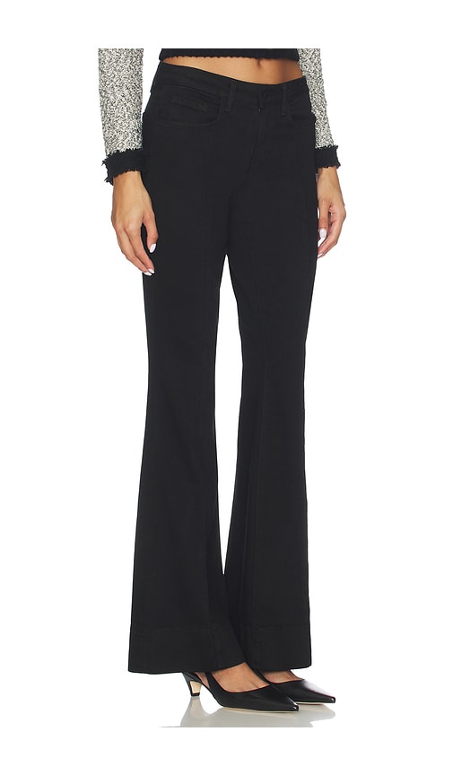 L'agence Lenora Low Rise Seamed Flare In Black