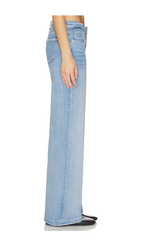  L'agence Low-rise-hose Mit Weitem Bein Joanne In Blue. Größe 23. Also In 25, 26, 27, 29. 