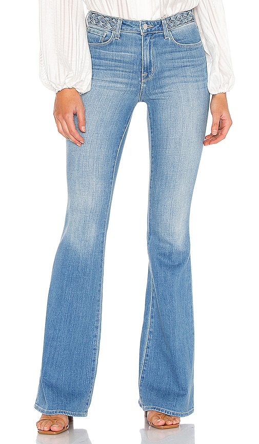 L AGENCE Bell High Rise Flare Jean in Dorado REVOLVE