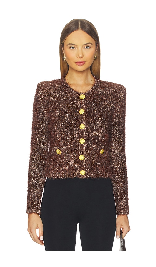 L'agence Una Knit Cardigan In Multi