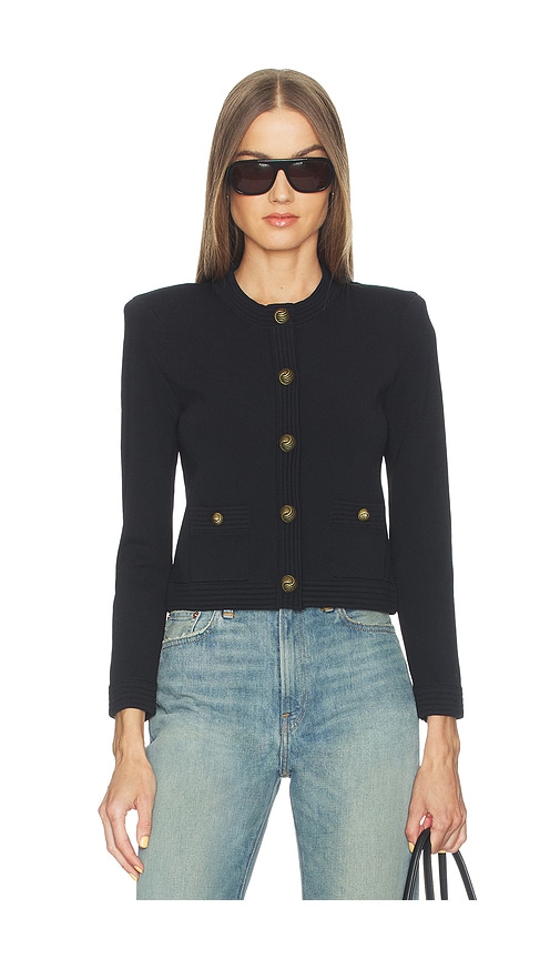 L'AGENCE Patsy Crop Crew Cardi