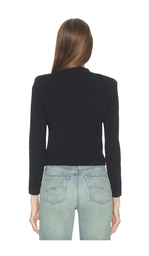  L'agence Crop-cardigan Mit Rundhalsausschnitt Patsy In Black. Größe S. Also In M, L. 