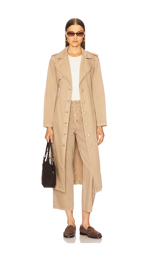 Zavia Trench Jacket in Beige. - size L (also in M, S, XS) - L'AGENCE - Modalova