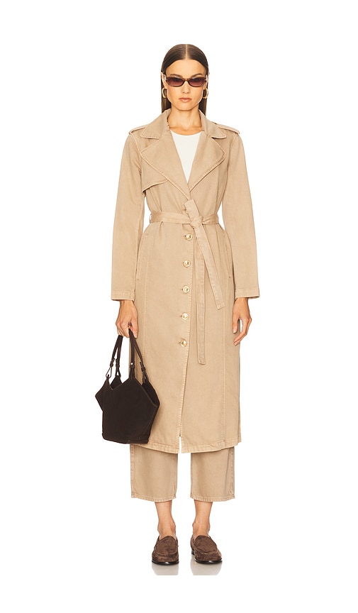 L'agence Zavia Trench Jacket In Multi