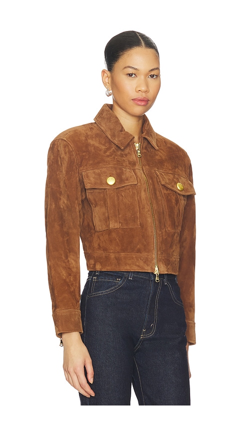 L'agence Micah Oversized Collared Jacket In Multi