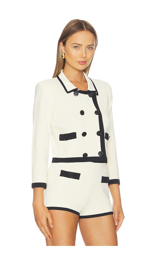 L'agence Janu Double-breasted Jacket In White