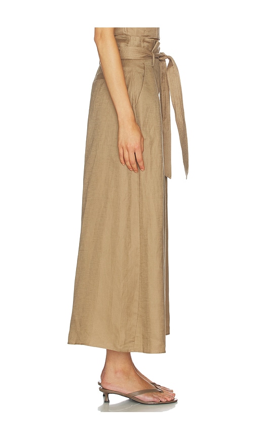  L'agence Hose Lowen Crop In Brown. Größe 0. Also In 2, 4, 6, 8, 10, 12. 